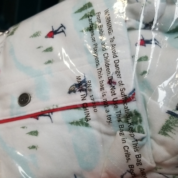 2/$15 HEARTH & Hand With Magnola Toddler Holiday Ski Scene Pajama Set NWT - Picture 6 of 6